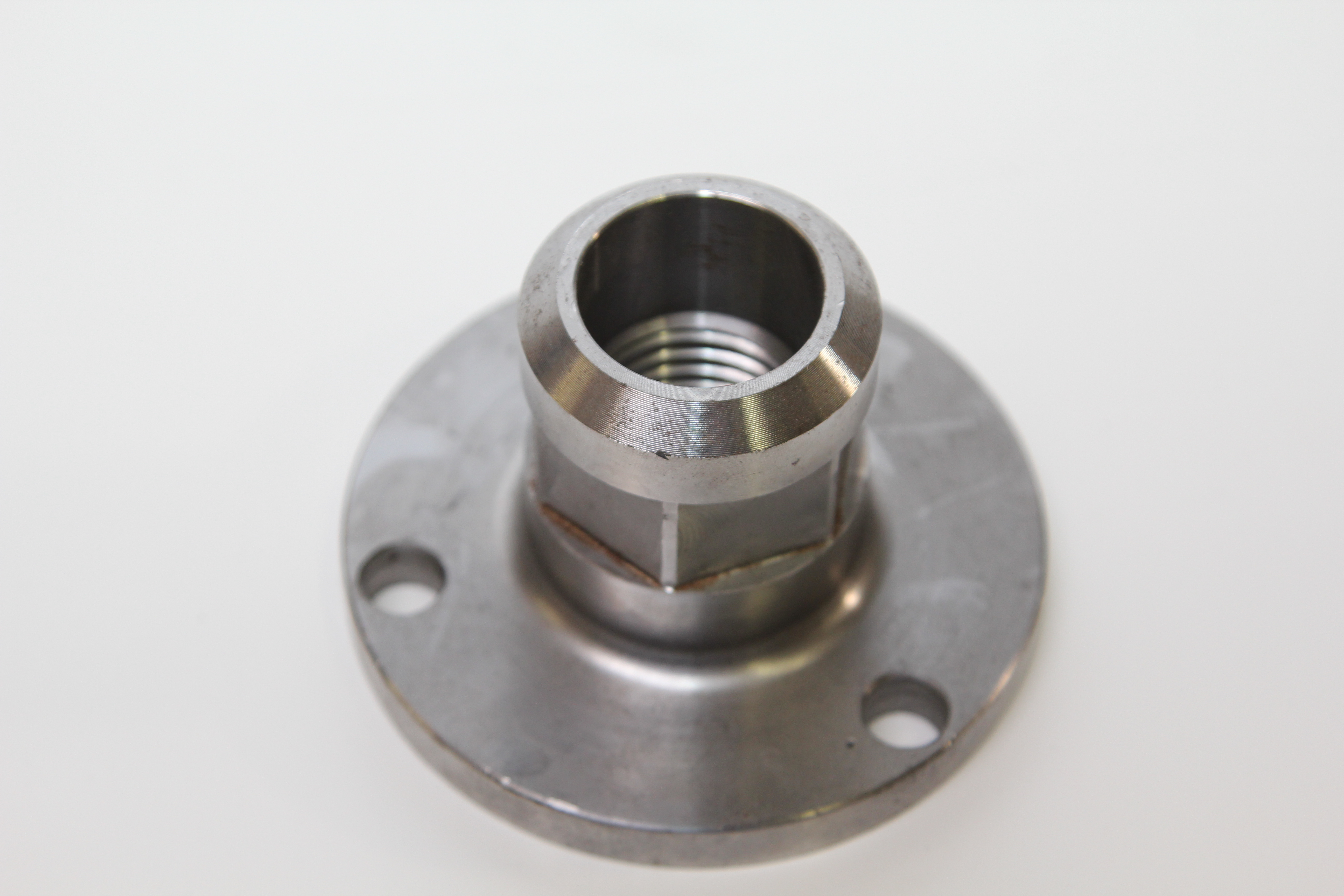 Adapter von 3-Loch Flansch auf 1 1/4  UNC innen