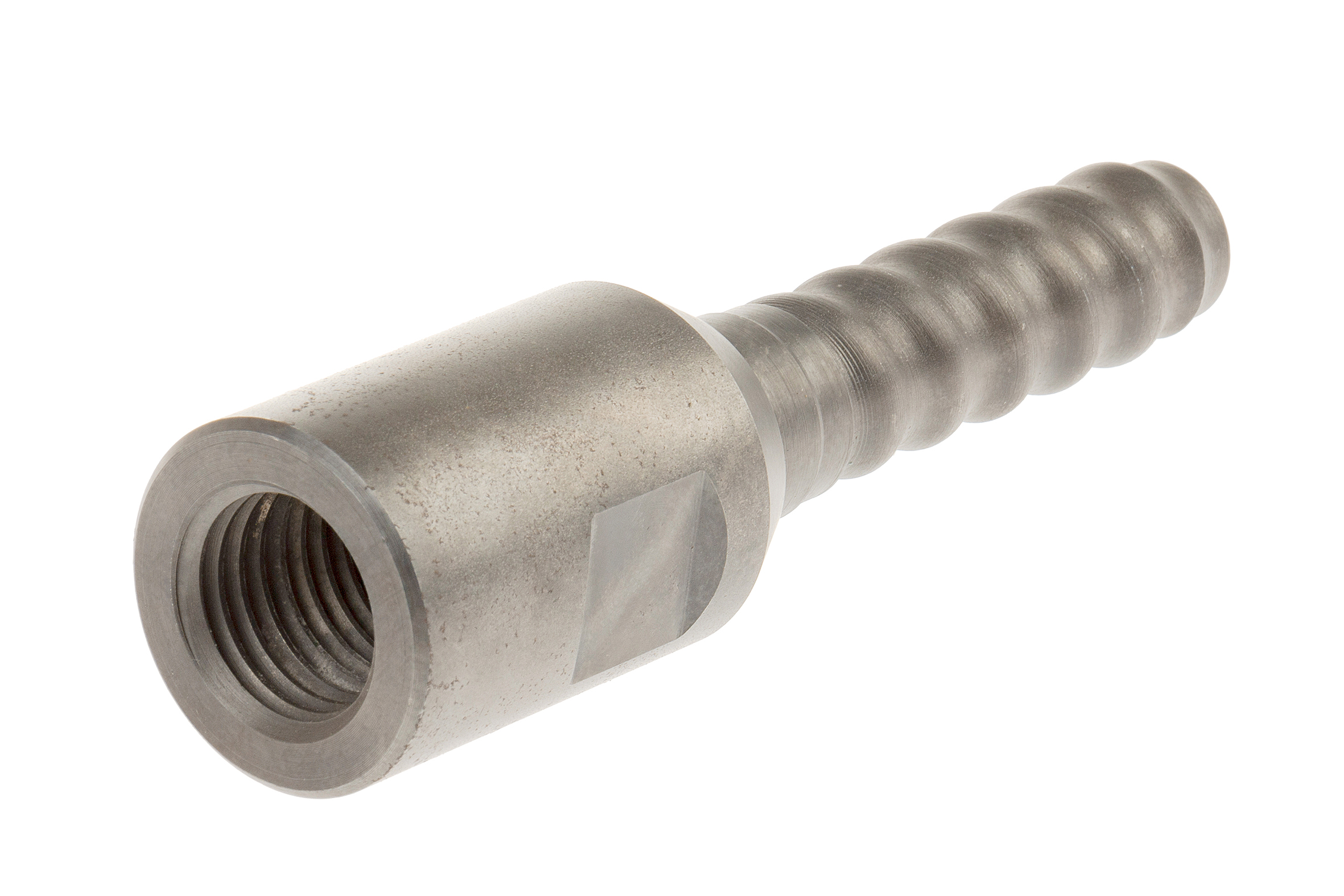 Adapter M30 auf Kordelgewinde außen