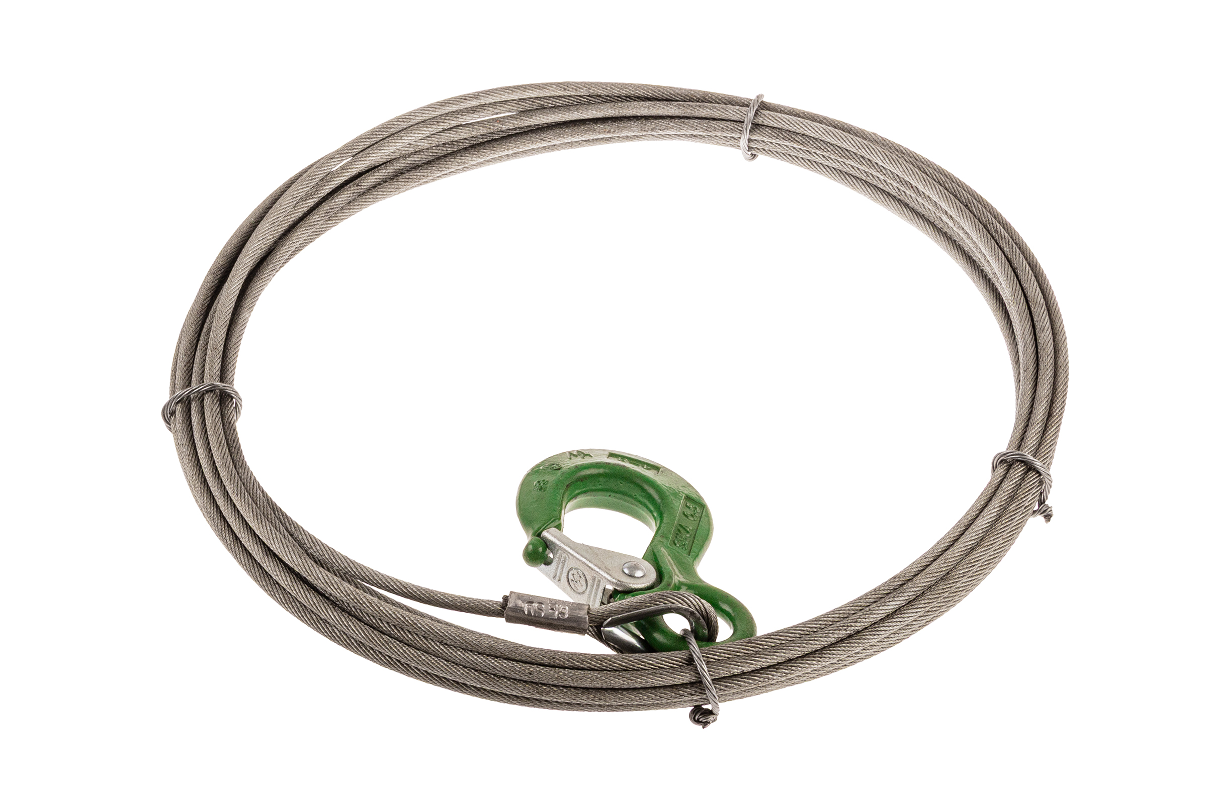 Seil komplett mit Haken für MRZB, 12m